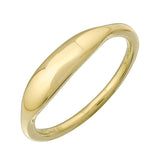 Gold Slim Signet Ring
