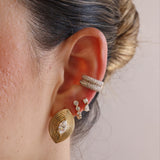Gold Double Diamond Ear Cuff