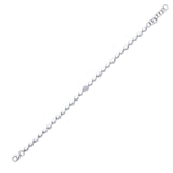 Gold Pave Diamond Pear Bracelet