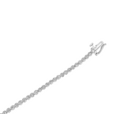 Gold Flower Tennis Bracelet