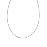 Gold Diamond Lab Grown Classic Tennis Necklace