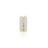 Gold Double Diamond Ear Cuff