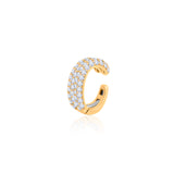 Gold Double Diamond Ear Cuff