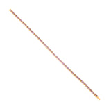 Gold Pink Sapphire Tennis Bracelet