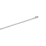 Gold Double Round Diamond Tennis Bracelet