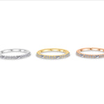 Gold Diamond Baguette Ring