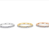 Gold Diamond Baguette Ring