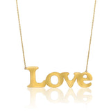 Gold Large Love Necklace