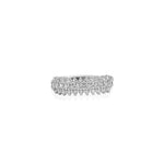 Gold Three Row Diamond Ear Cuff