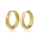 Gold Chunky Hoop Earring