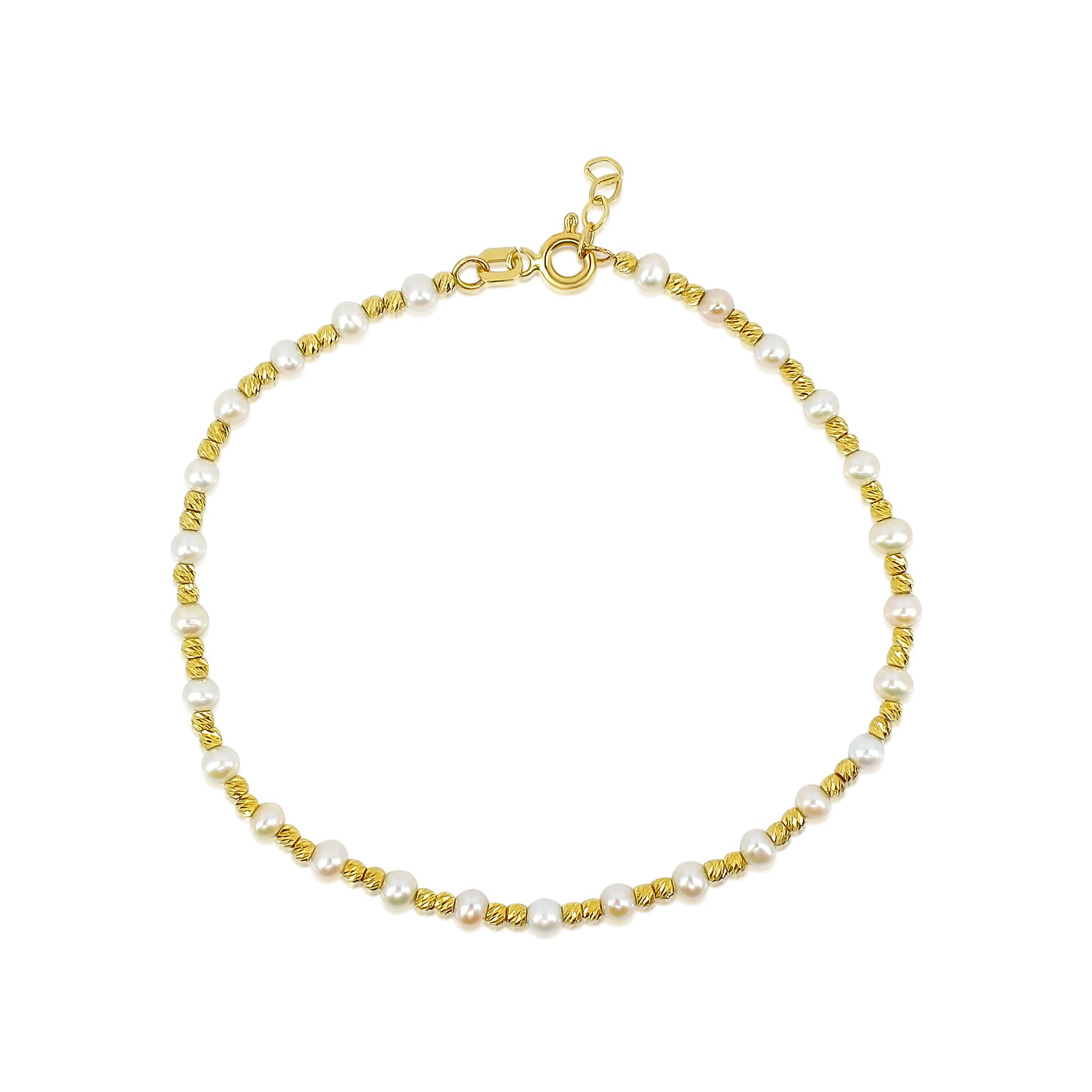 Gold Pearl Bracelet Fine Jewelry