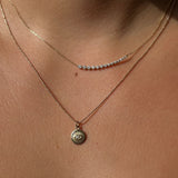 Gold Mini Diamond Evil Eye Charm