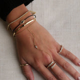 Gold Evil Eye Cord Bracelet
