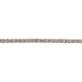 Gold Diamond Lab Grown Classic Tennis Bracelet