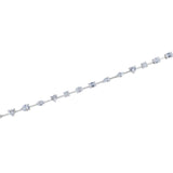 Gold Lab Grown Multi Shape Tennis Bracelet