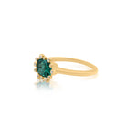 Gold Lab Grown Diamond Emerald Ring