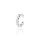 Gold Large Round Diamond Ear Cuff