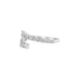 Gold Multi Round Diamond Wrap Ring