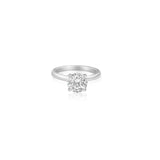 Gold Diamond Round Cut Lab Grown Engagement Ring