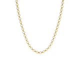 Gold Small Rolo Chain Necklace