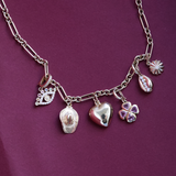 Gold Puffy Heart Charm