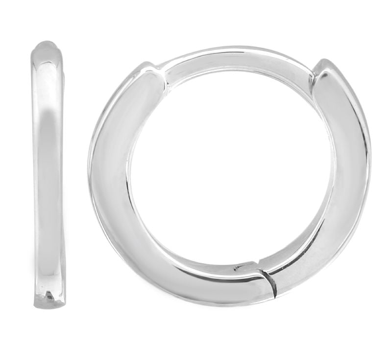 Gold Infinite Mini Hoop Earring by Monisha Melwani Fine Jewelry