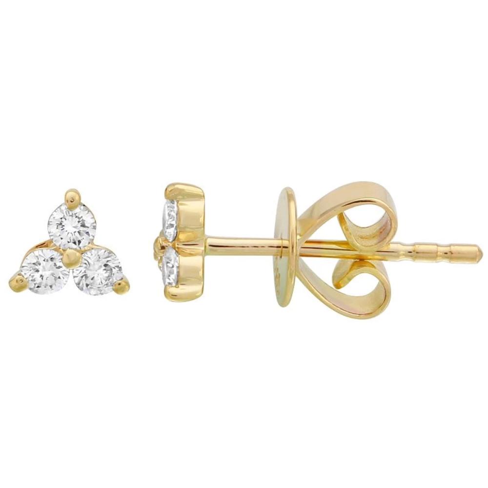 Diamond Mini Trio Earring