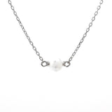Gold Bezel Birthstone Necklace