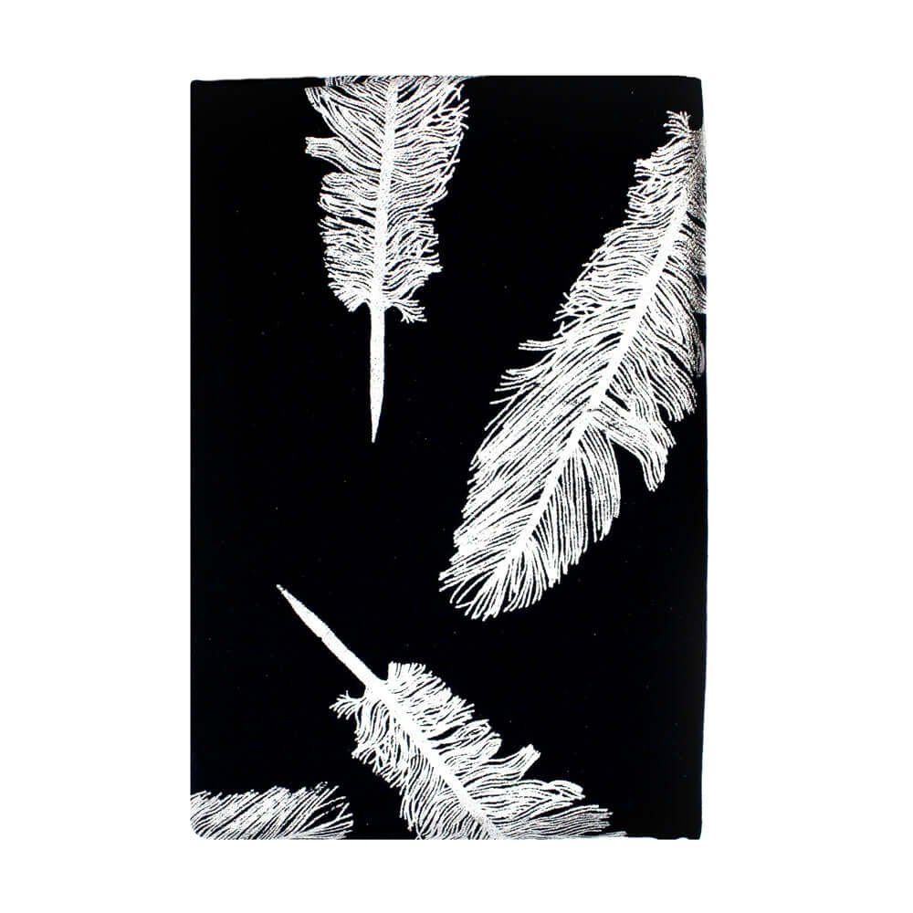 Black Feather Pashmina Shawl - Monisha Melwani Jewerly - MIY