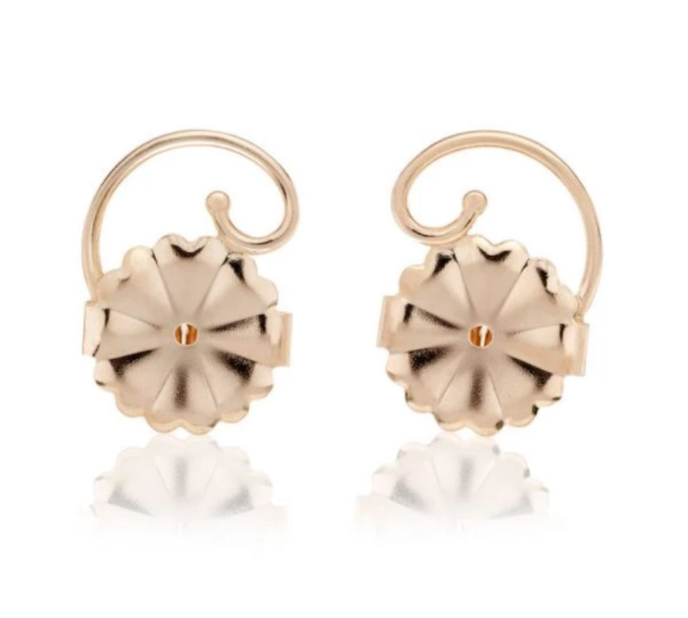 Gold Plated Silver Earring Backs - Levears