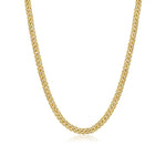 Gold Diamond Cuban Link Chain Necklace by Monisha Melwani Fine Jewelry