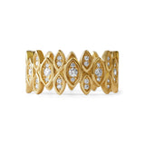 Gold Multi Marquise Diamond Illusion Eternity Band
