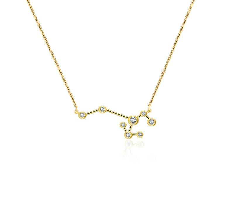 Diamond Zodiac Necklace by Monisha Melwani Jewelry