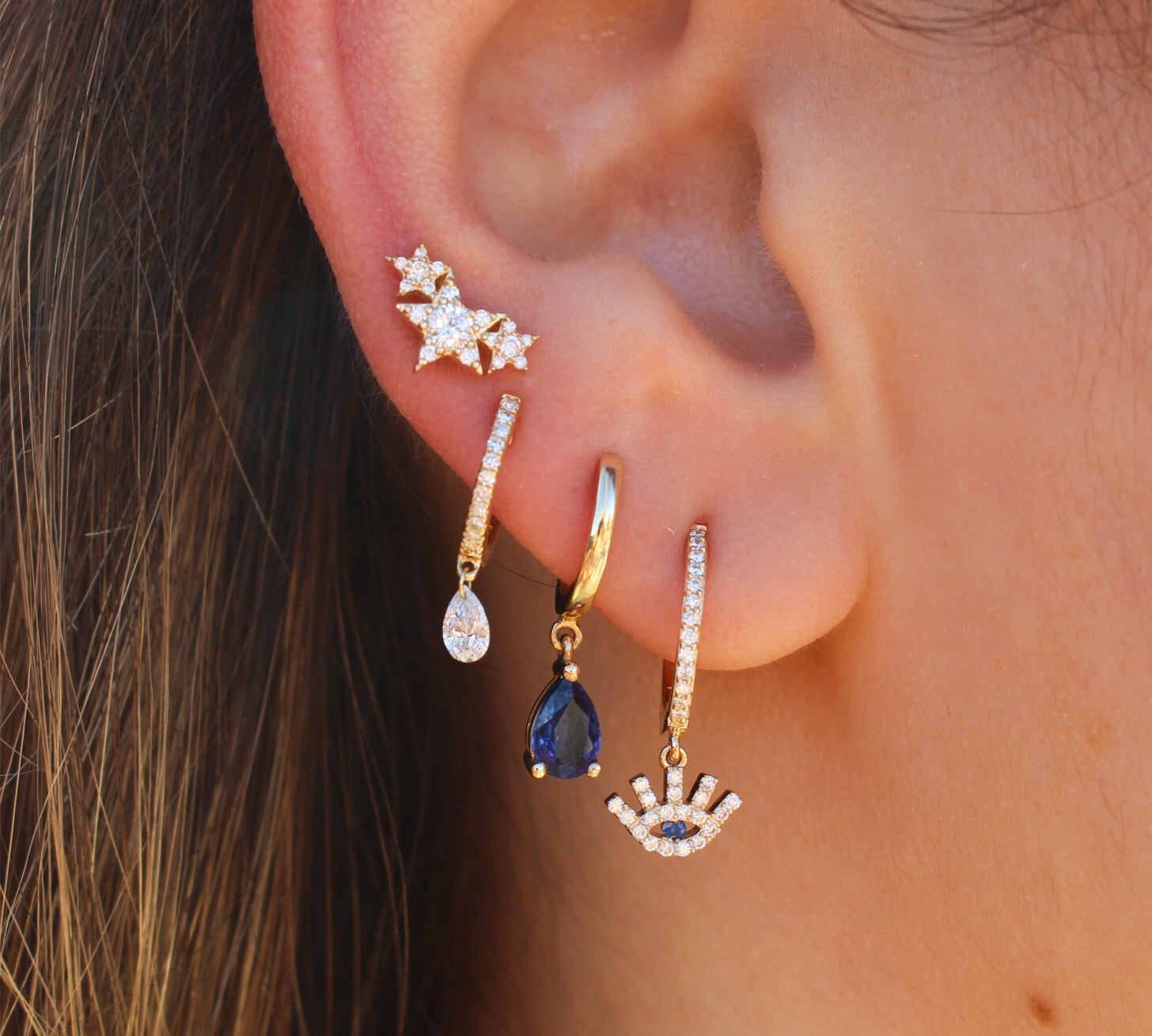 Evil Eye Earrings