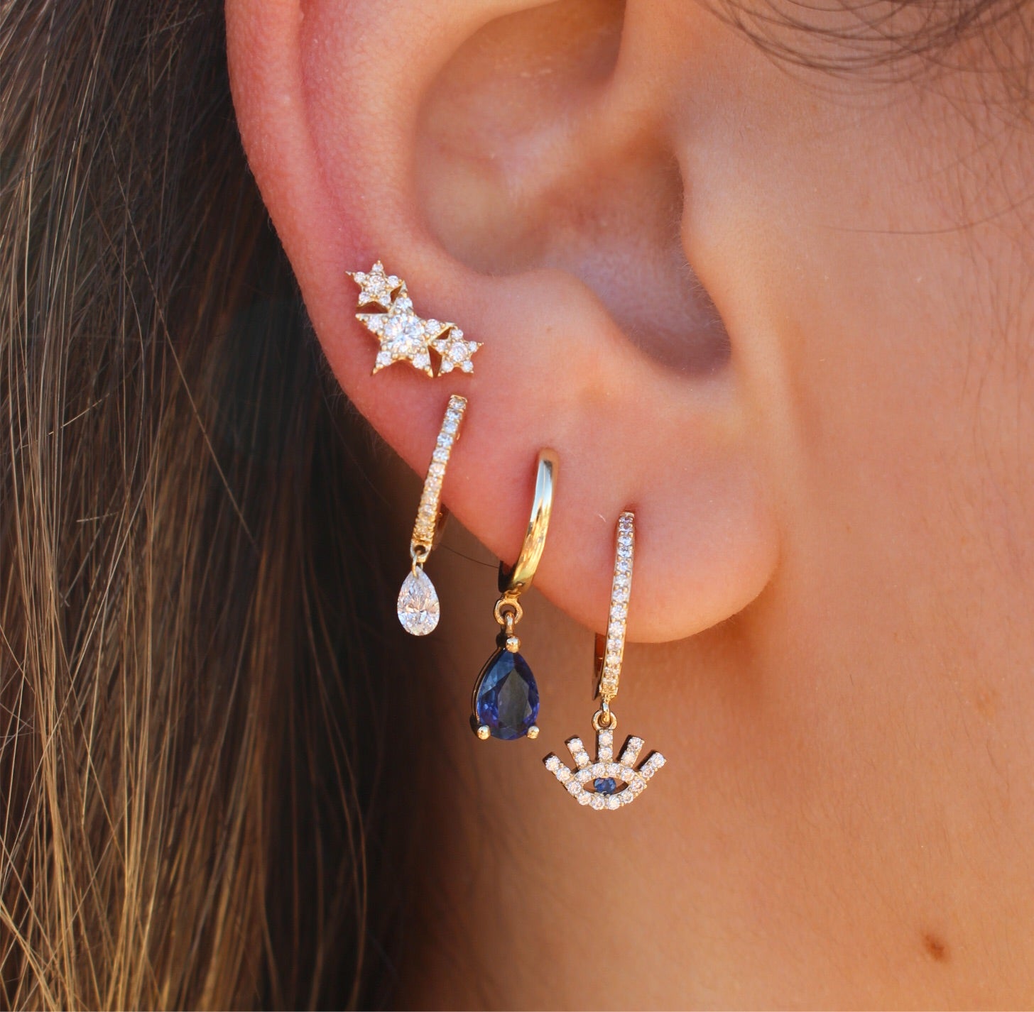 Evil Eye Earrings