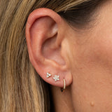 Diamond Mini Trio Earring