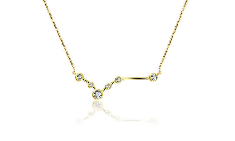 Diamond Zodiac Necklace by Monisha Melwani Jewelry