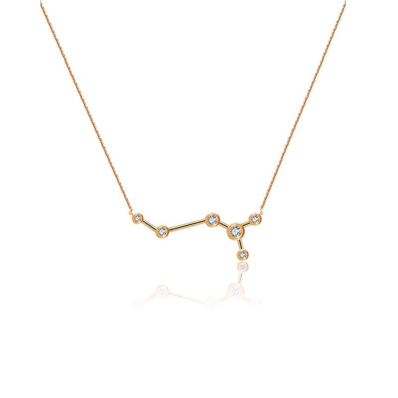 Diamond Zodiac Necklace by Monisha Melwani Jewelry