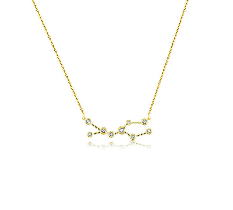 Diamond Zodiac Necklace by Monisha Melwani Jewelry