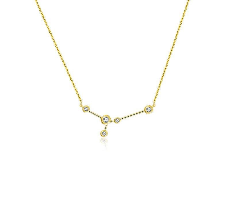 Diamond Zodiac Necklace by Monisha Melwani Jewelry