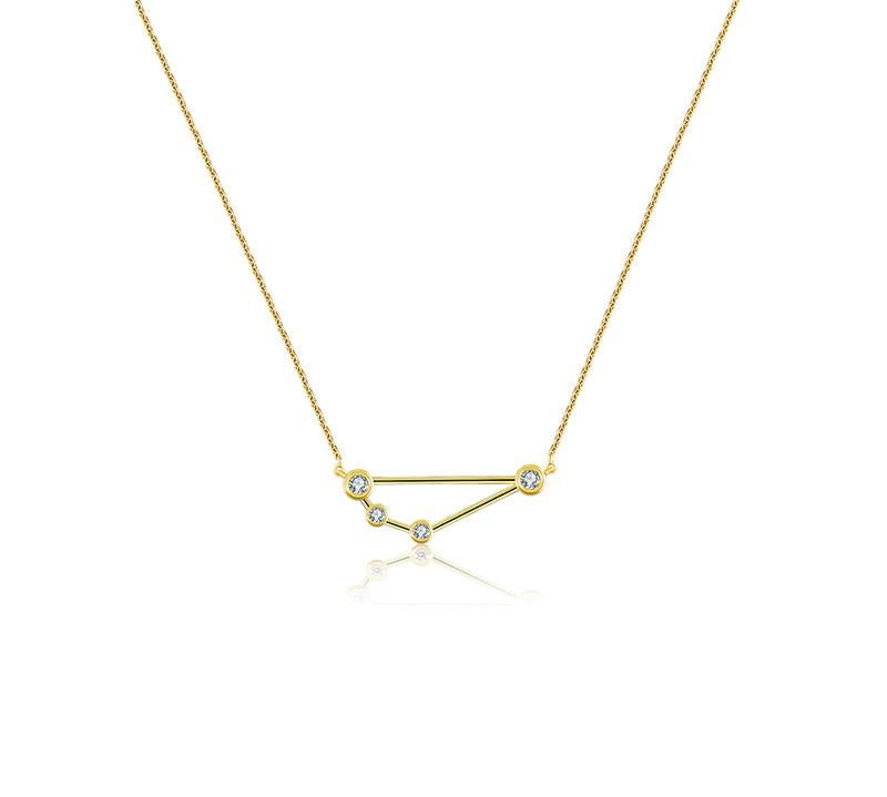 Diamond Zodiac Necklace by Monisha Melwani Jewelry