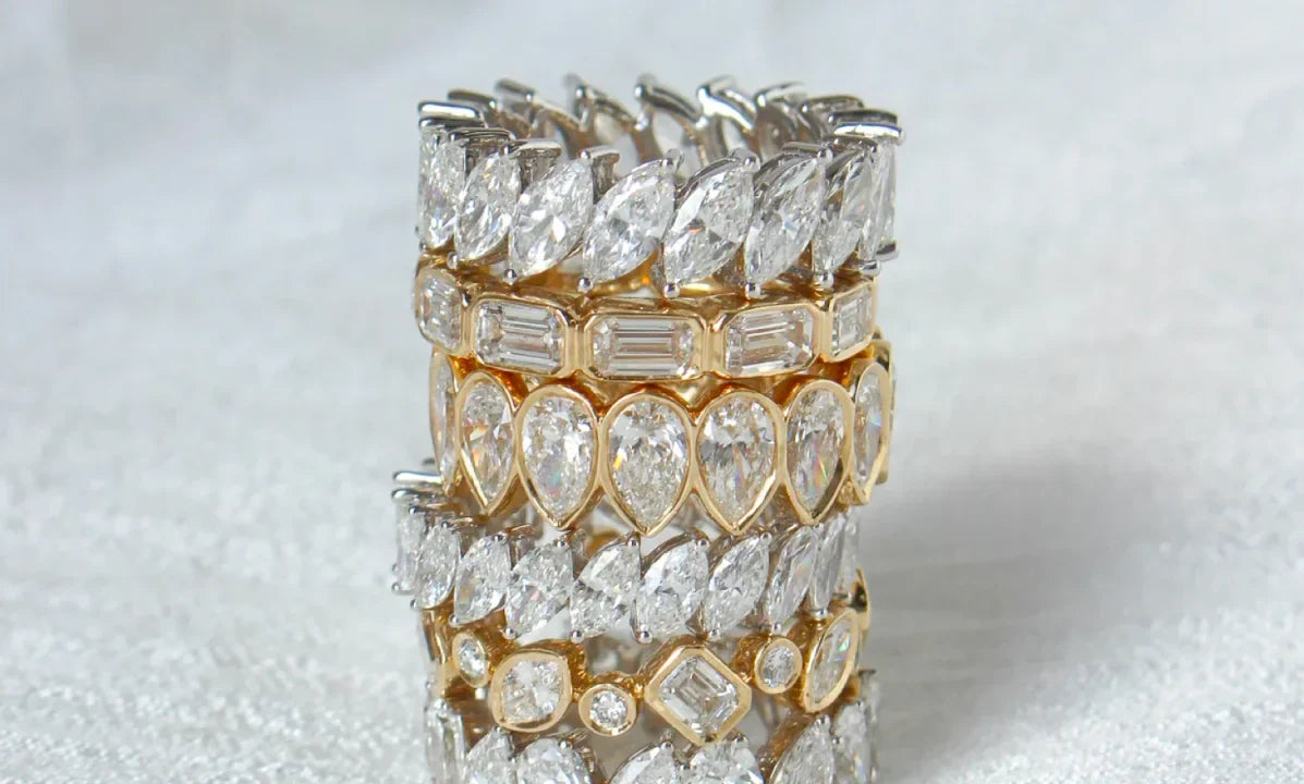 Gold and Diamond Wedding Bands