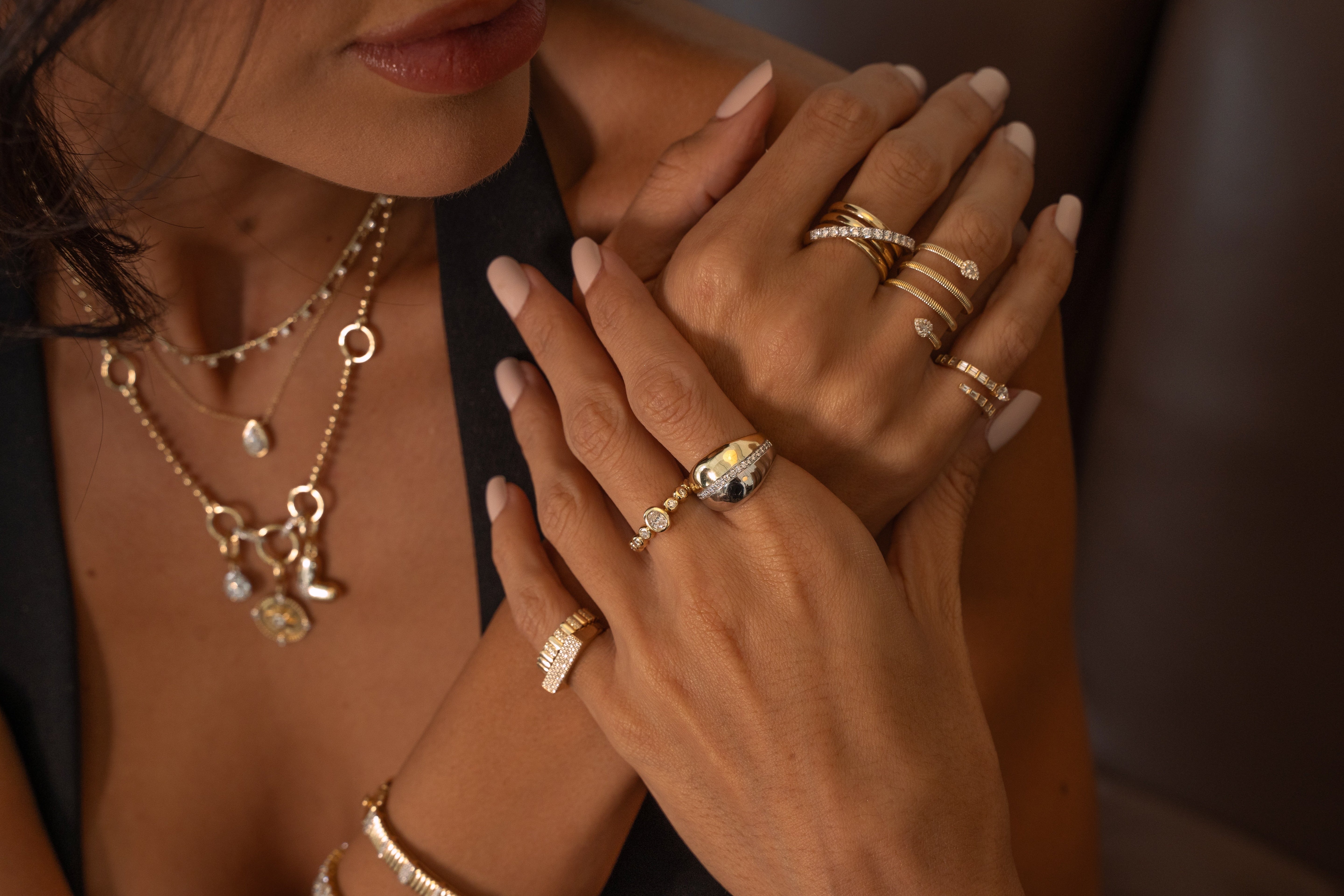 rings collection monisha melwani jewelry