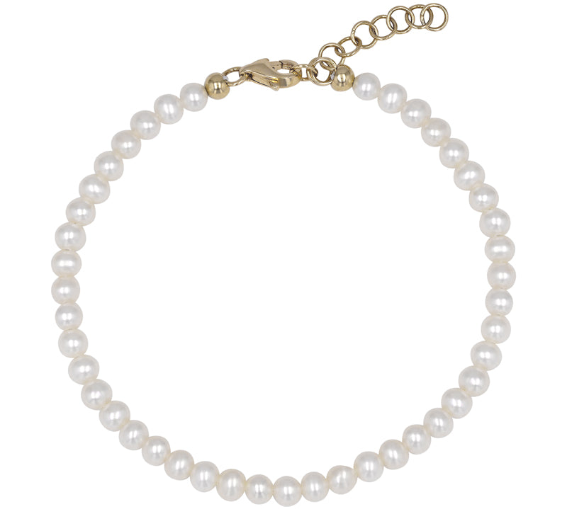 Gold Pearl Bracelet