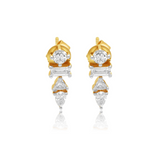 Gold Diamond Multi Shape Stud Earring