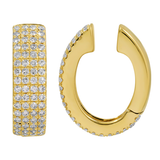 Gold Diamond Four Row Ear Cuff