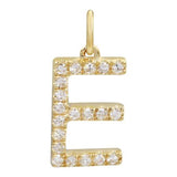 Gold Initial Diamond Charm