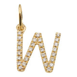 Gold Initial Diamond Charm