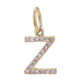 Gold Initial Diamond Charm