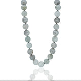Grey Agate Beaded Necklace